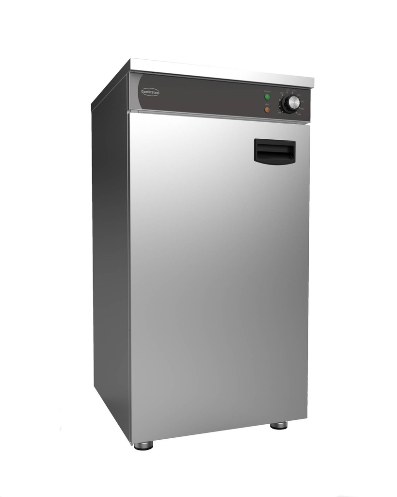 Teller Wärmeschrank 1 aus Edelstahl, 450 x 485 x 850 mm