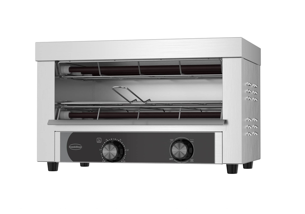Salamander Toaster 1 aus Edelstahl, 440 x 280 x 275 mm