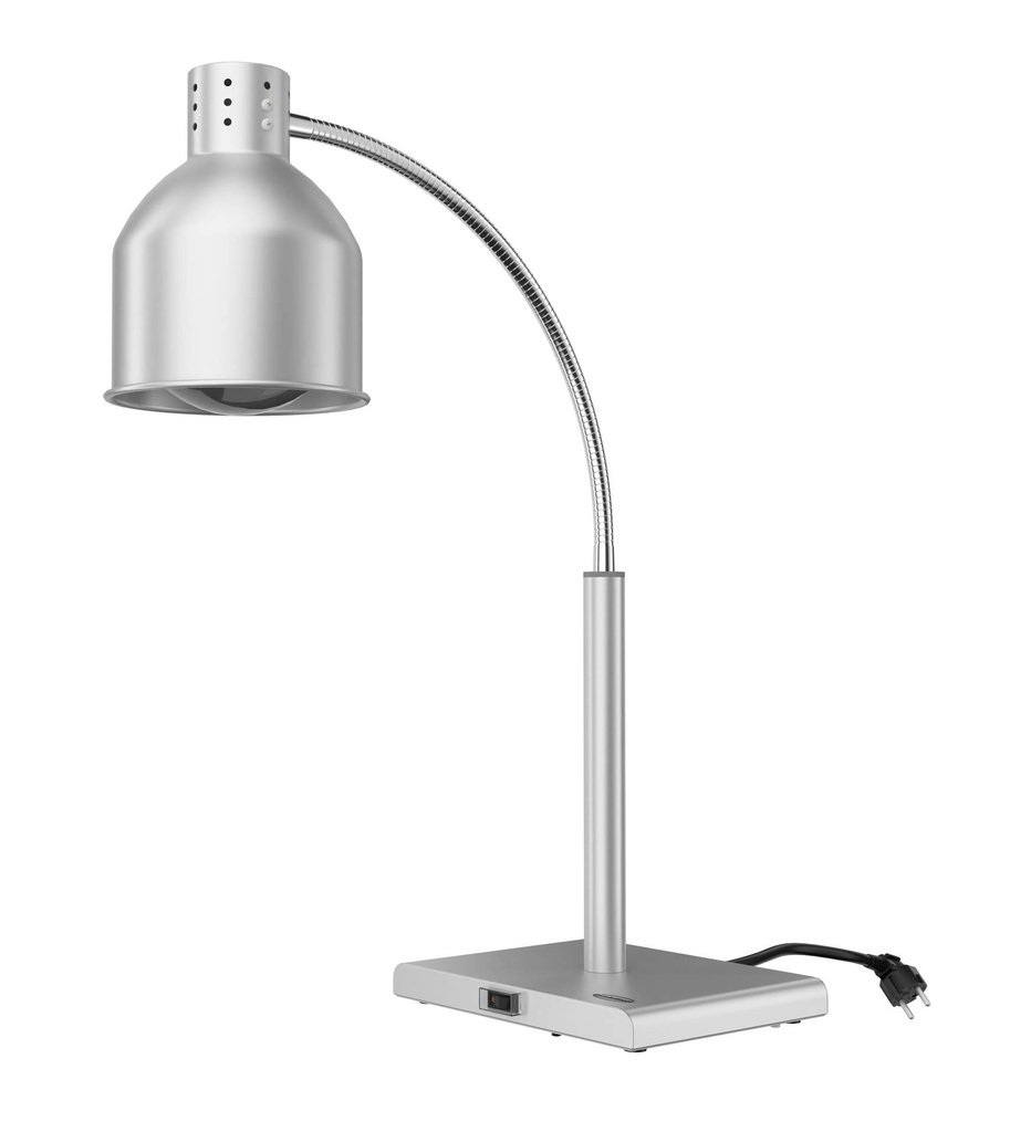 Flexible Wärmelampe, 268 x 203 x 660 mm, silber