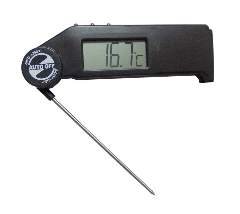 Taschenthermometer mit Einklappbarer Sonde