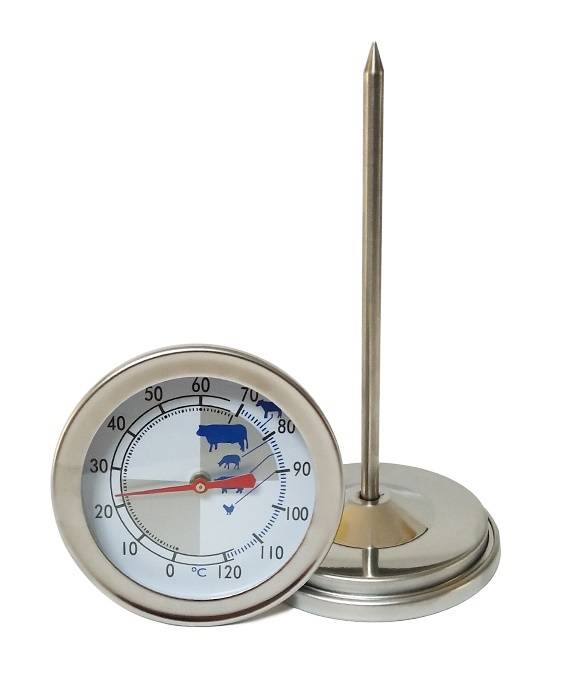 Fleischthermometer Ø73 aus Edelstahl, Ø 73 mm