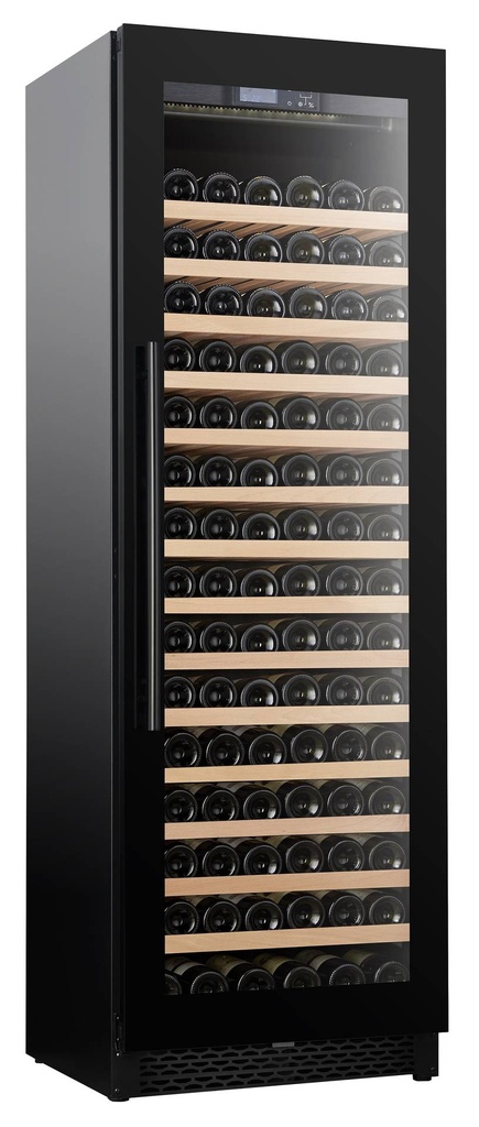 Weinkühlschranke Single, 325 L, 595 x 570 x 1790 mm, schwarz