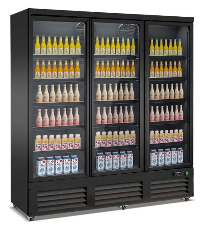 Tiefkühlschrank 3, 1880 x 705 x 2050 mm, schwarz