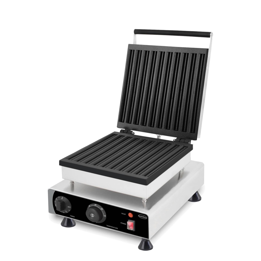 Waffeleisen 10ST aus Edelstahl, 302 x 405 x 485 mm