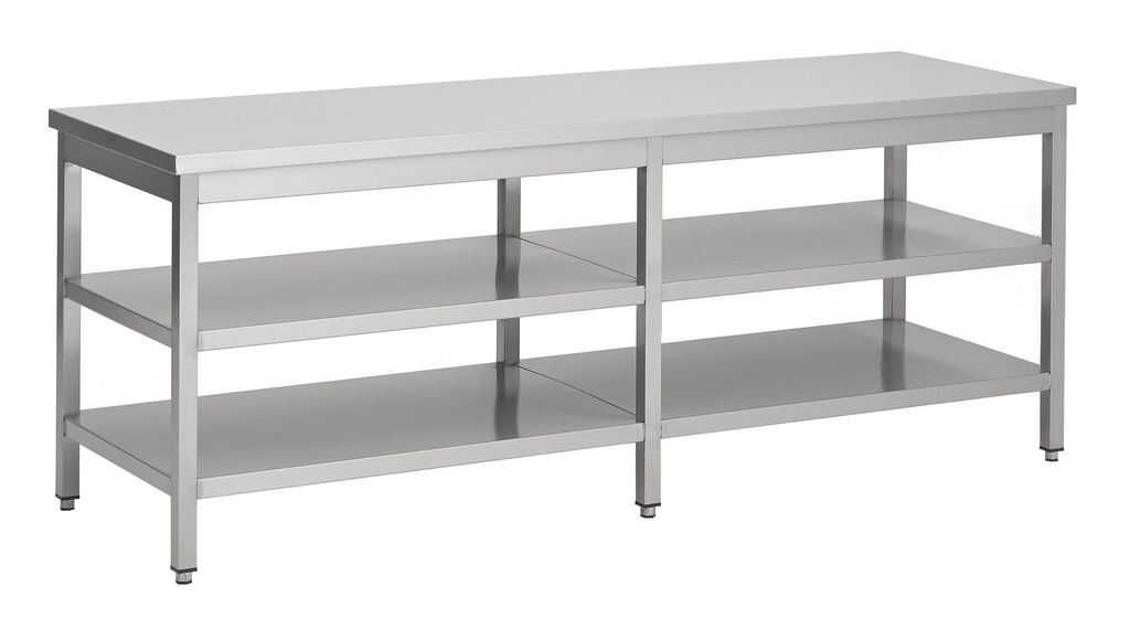 600 Arbeitstisch 2 Boden 2900, 2900 x 600 x 900 mm