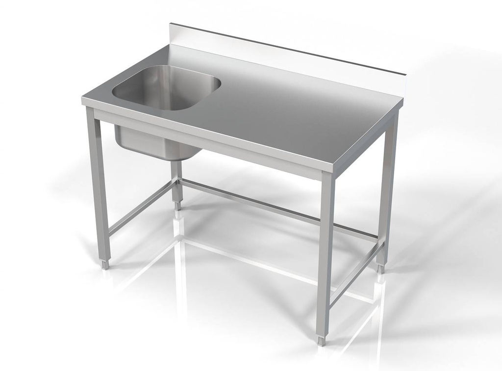 700 Spültisch 1 Links 1200, 1200 x 700 x 850 mm