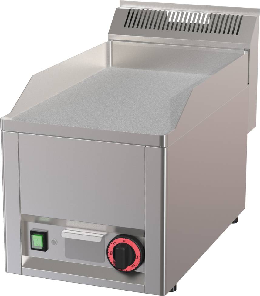 KBS Elektro-Grillplatte 1 Heizzone Grillfläche glatt hartverchromt Auftischgerät
