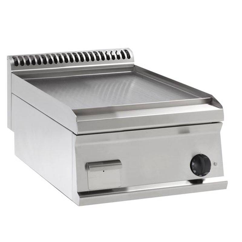 KBS Elektro-Grillplatte glatt hartverchromt mit 1 Heizzone Tischgerät