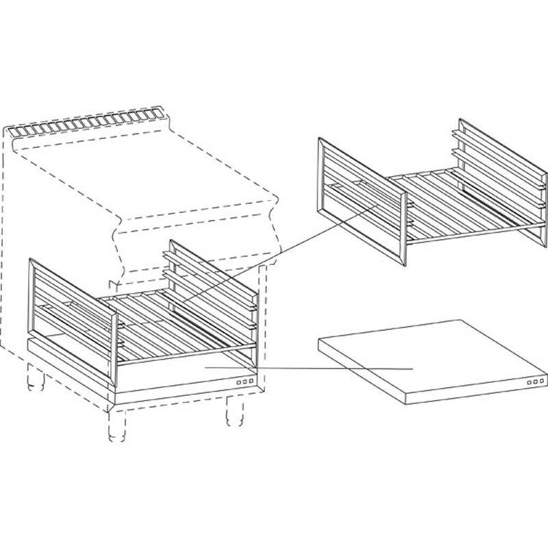 KBS Heizregister für Unterbauten 40cm