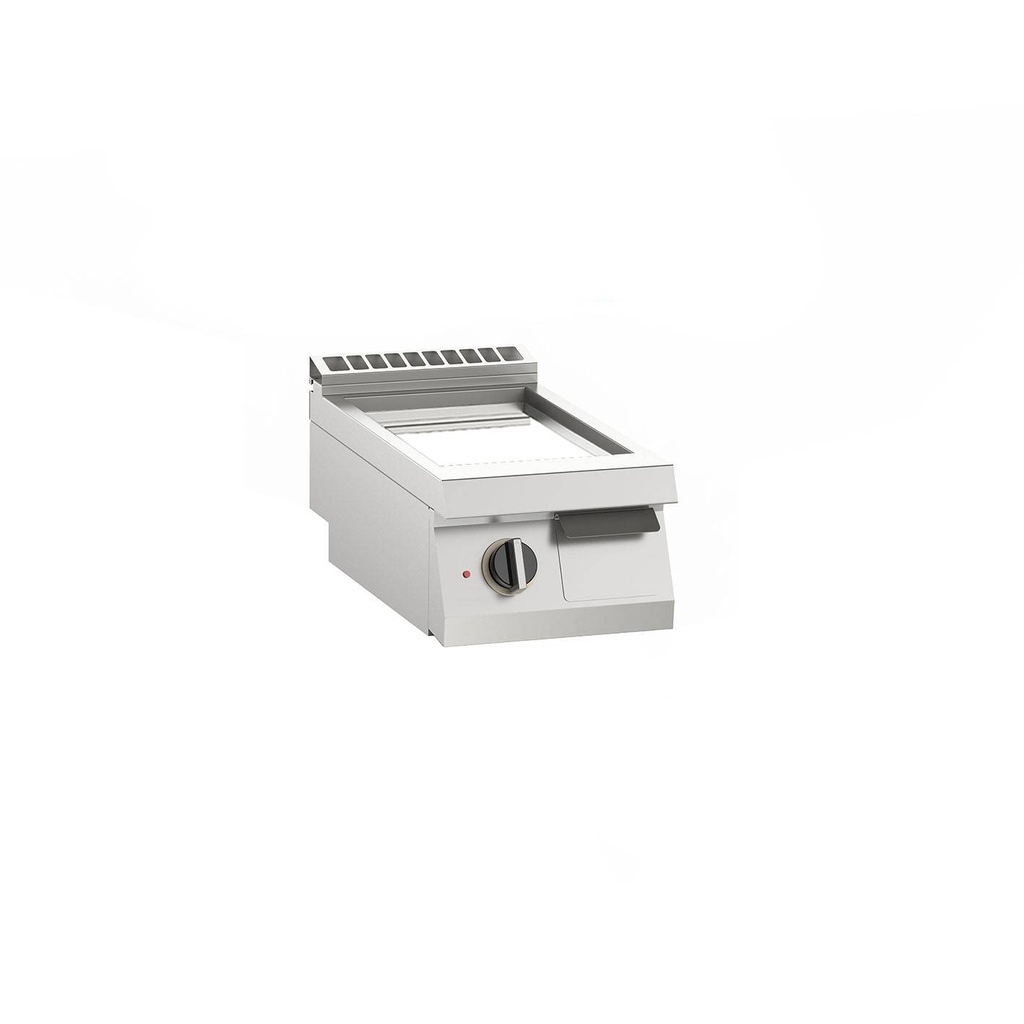 KBS Elektro-Grillplatte glatt verchromt 5,4kW 1 Heizzone, Auftischgerät