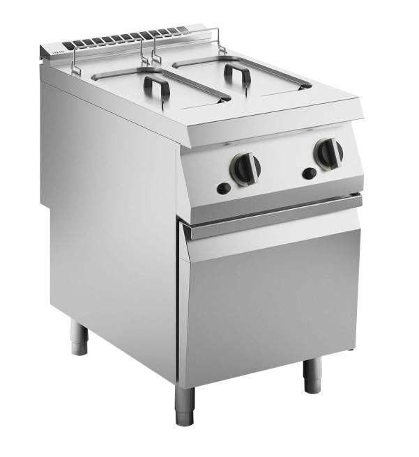 KBS Gas-Fritteuse 2 Becken je 10 L Standgerät 20kW