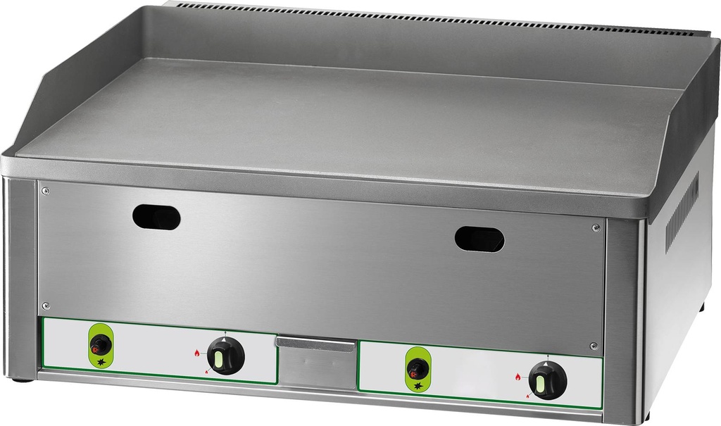 KBS Gas-Grillplatte 2 Heizzonen glatt 8kW