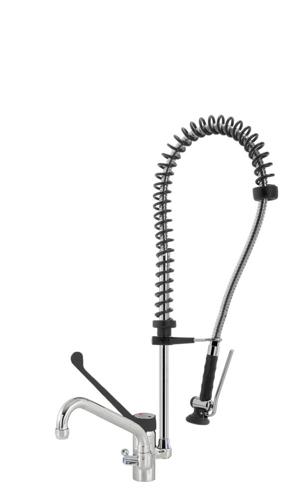 KBS STYL SHRINK Geschirrwaschbrause Schwenkhahn und BEST-Semi LOW-FLOW Brausekopf