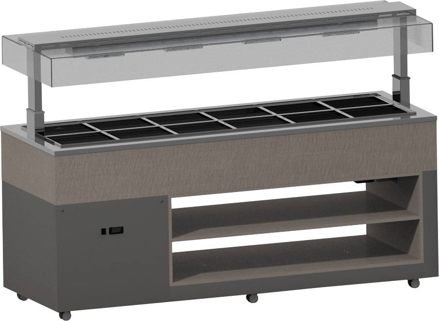 KBS Bain-Marie Isola 6 M BM VR 6x GN 1/1
