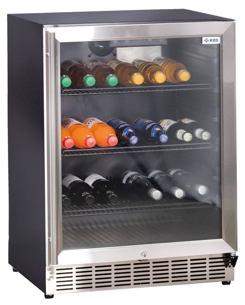 Glastürkühlschrank KBS 154 GU