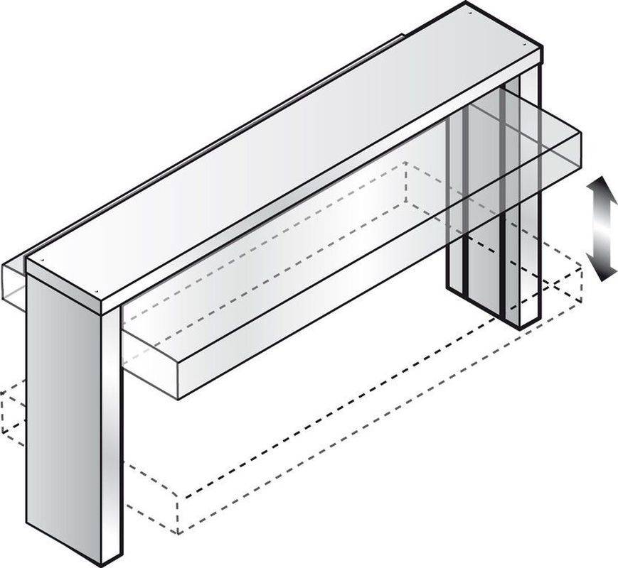 KBS Hustenschutz GN 4/1 elektrisch für Einbauwanne und Einbauplatte