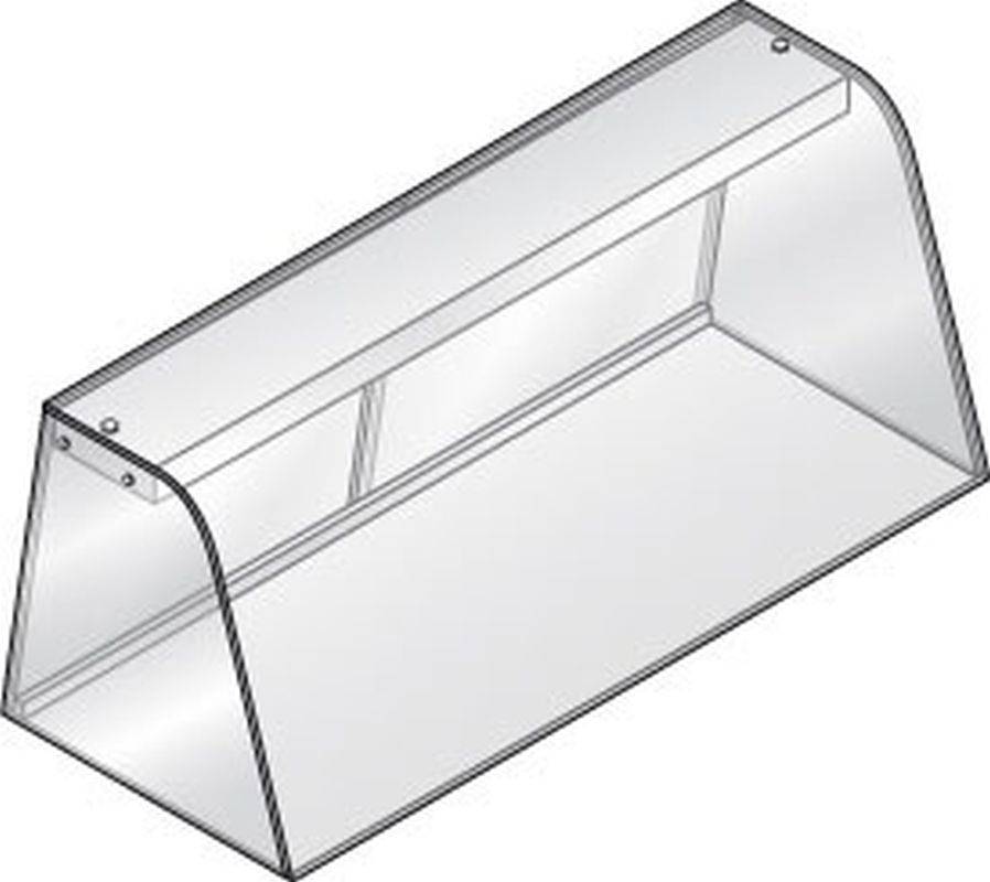 KBS Hustenschutz neutral GN 2/1 für Einbauwanne und Einbauplatte