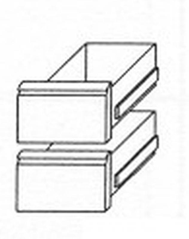 KBS Schubladensatz 1/2 +1/2 für Kühltisch Classic