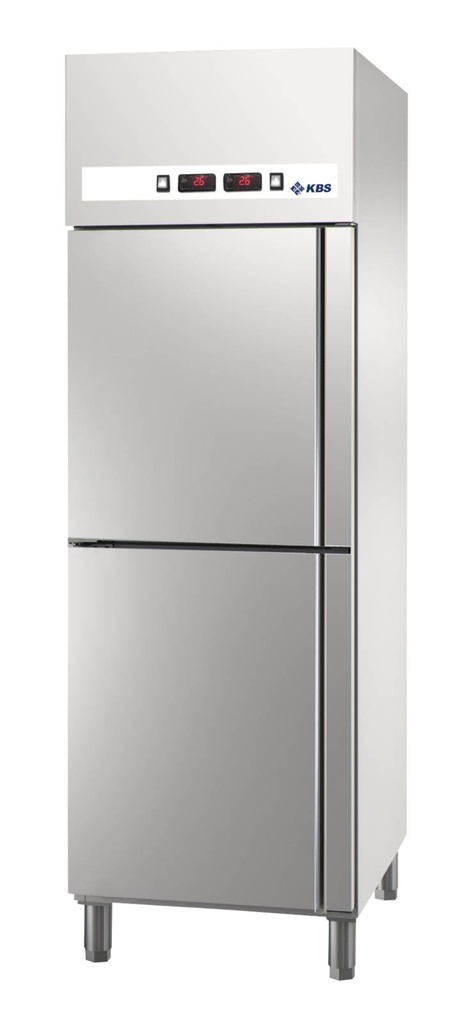 KBS Ready KU 707 K-TK-L Edelstahl Kühl-Gefrierkombination  Türanschlag links