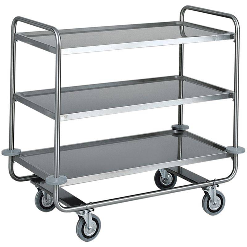 KBS Schwerlast-Servierwagen 1100 mit 3 Böden - 105 kg Traglast