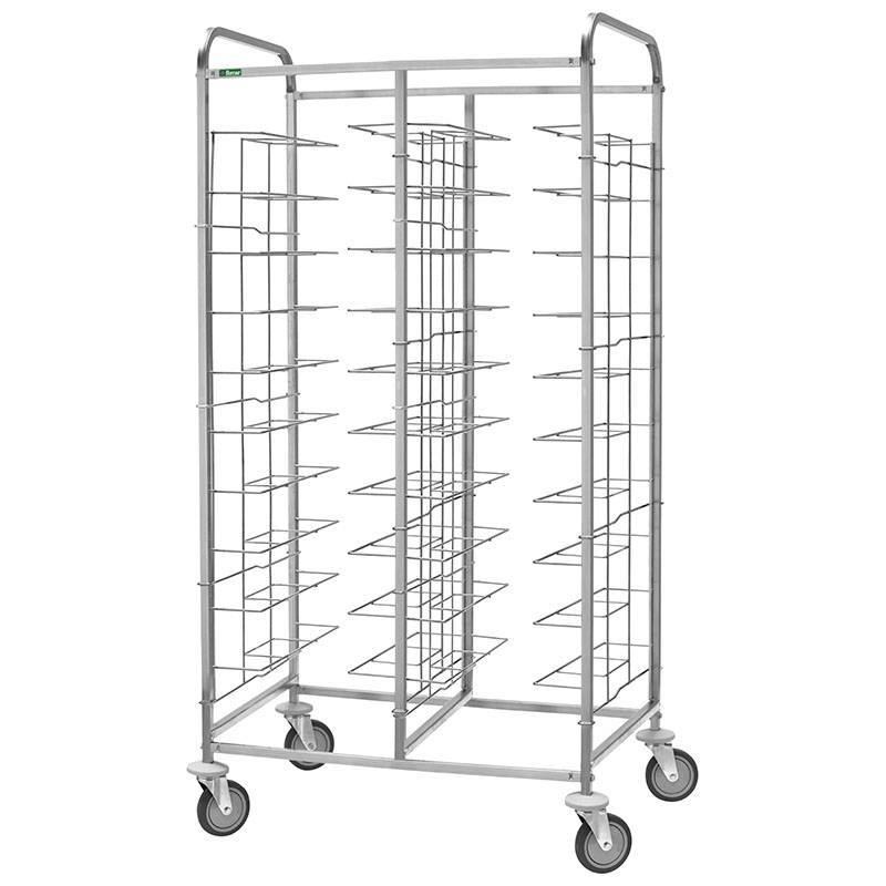 KBS Abräumwagen 950 für 20 Tabletts oder GN Tabletts ohne Seitenwand