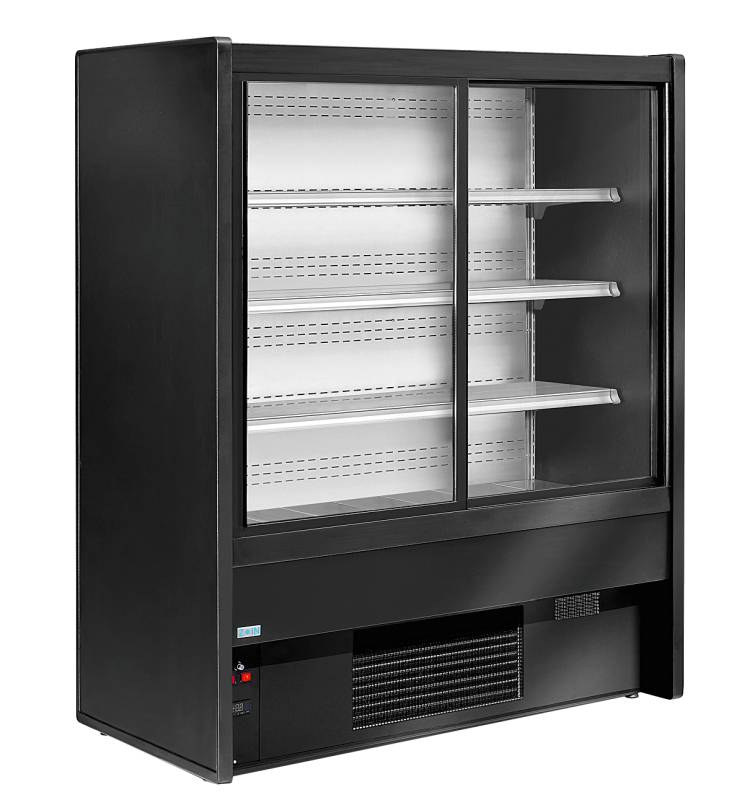 KBS Wandkühlregal Dilara 100 mit Schiebetüren selbstschließend