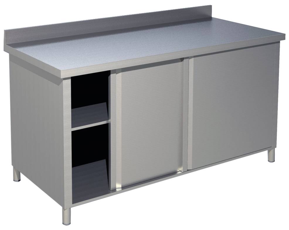 KBS Arbeitsschrank mit Aufkantung B 150cm x T 60cm