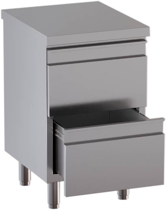 KBS Schubladenschrank 2 Schubladen BxT 50x60cm