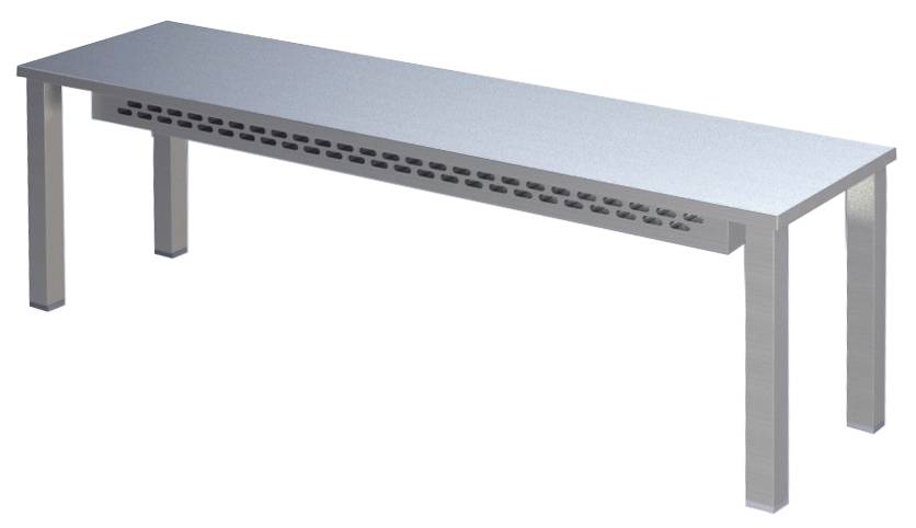 KBS Aufsatzbord 1 Etage Breite 100cm mit Wärmemodul