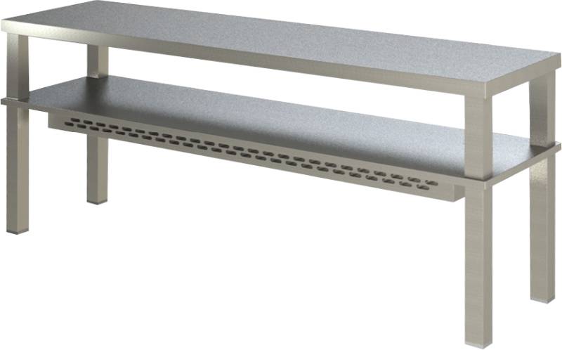 KBS Aufsatzbord 2 Etagen, mit Wärmemodul Breite 180cm