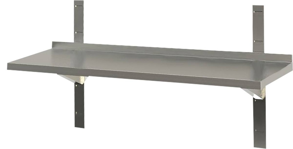 KBS Wandbord 1 Boden mit Aufkantung B 140cm x T 30cm