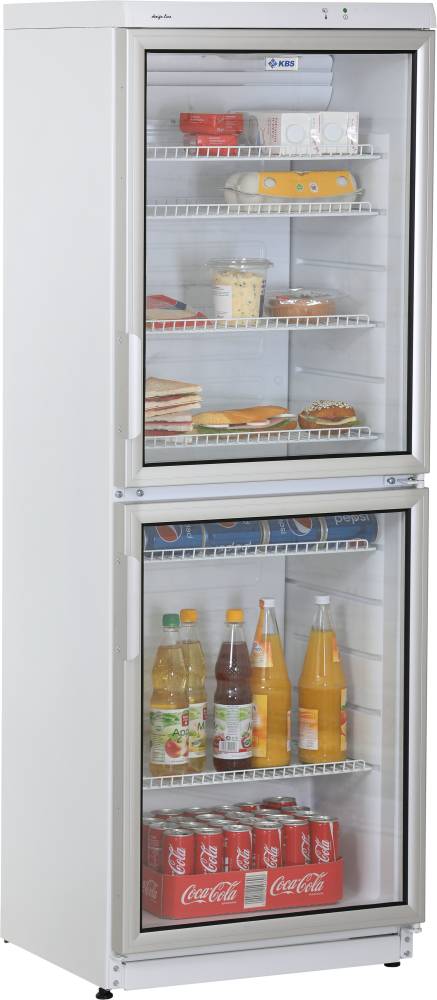 KBS Glastürkühlschrank CD 350 mit 2 Türen