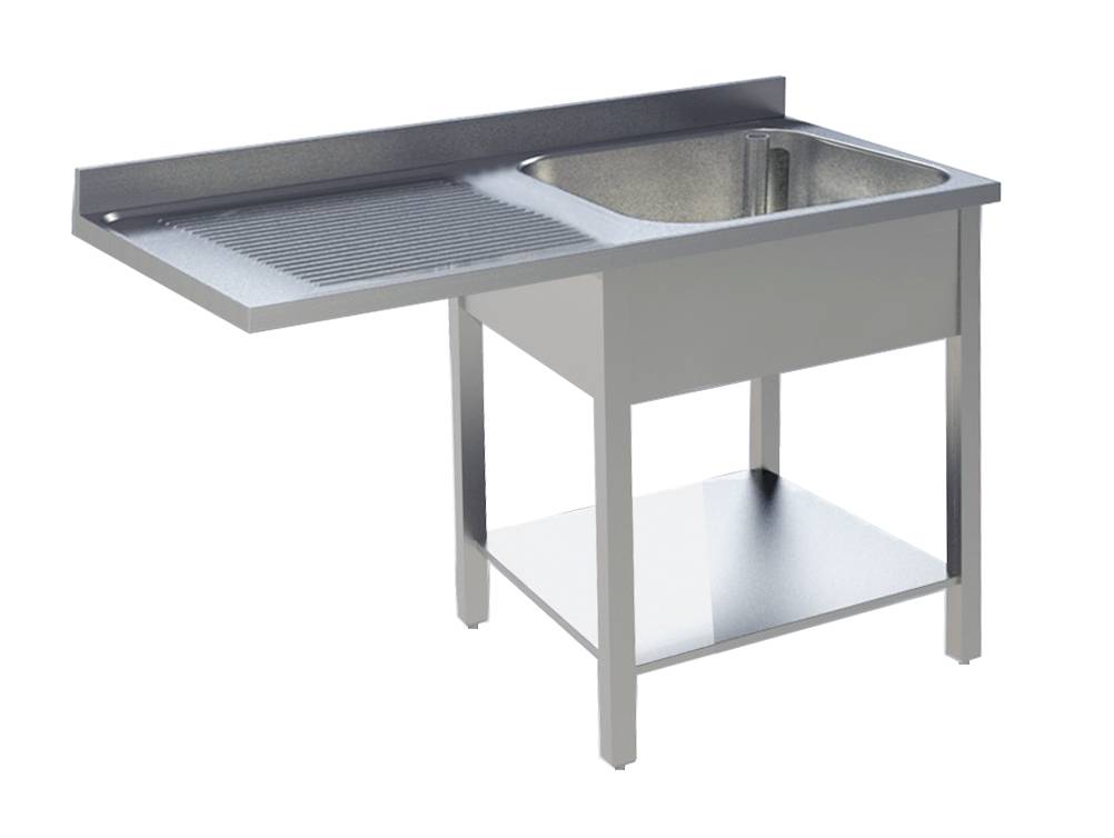 KBS Spülcenter 1 Becken rechts Breite 140cm