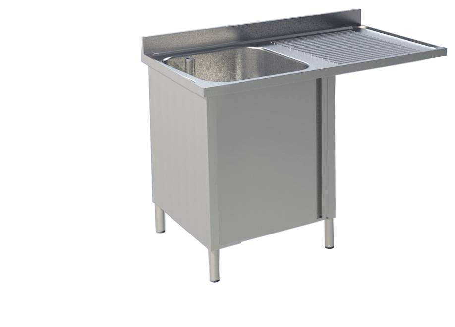 KBS Spülcenter 1 Becken links Breite 140cm mit Unterschrank