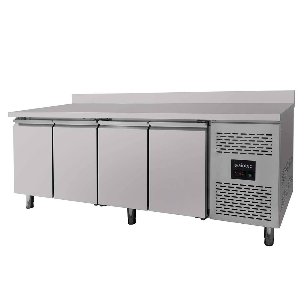 Kühltisch / 4-türig inkl. Aufkantung - Monoblock, 2230 x 700 mm