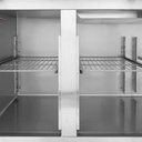 Kühltisch / 4-türig inkl. Aufkantung - Monoblock, 2230 x 700 mm