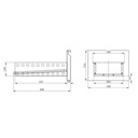 2er Schubladenset für Kühltische  Links