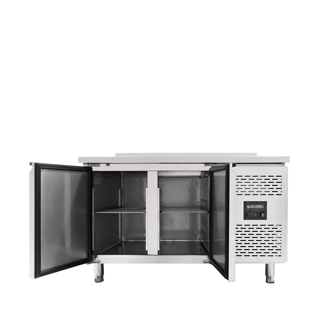 Tiefkühltisch / 2-türig inkl. Aufkantung - Monoblock, 1360 x 700 mm