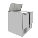Saladette / 2-fach mit Klappdeckel, 900 x 700 mm