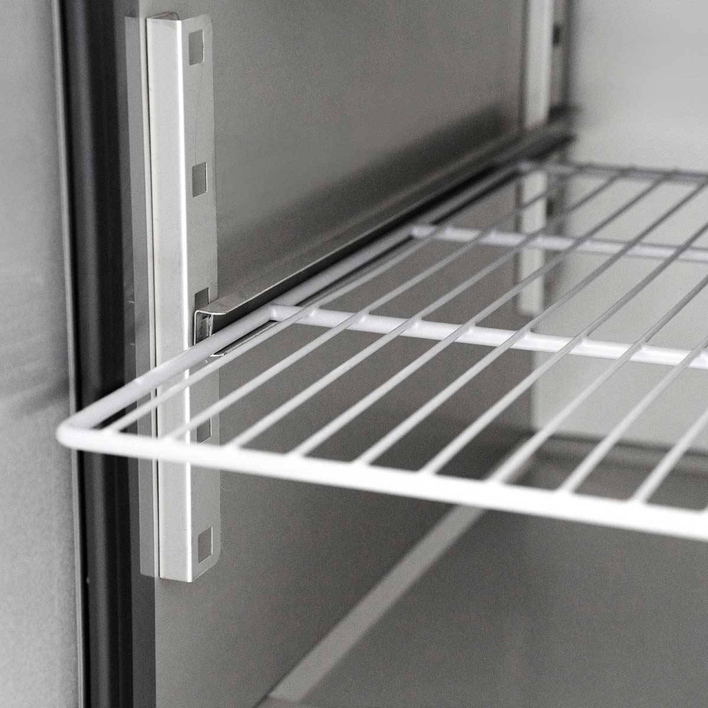 Saladette / 2-fach mit Klappdeckel, 900 x 700 mm