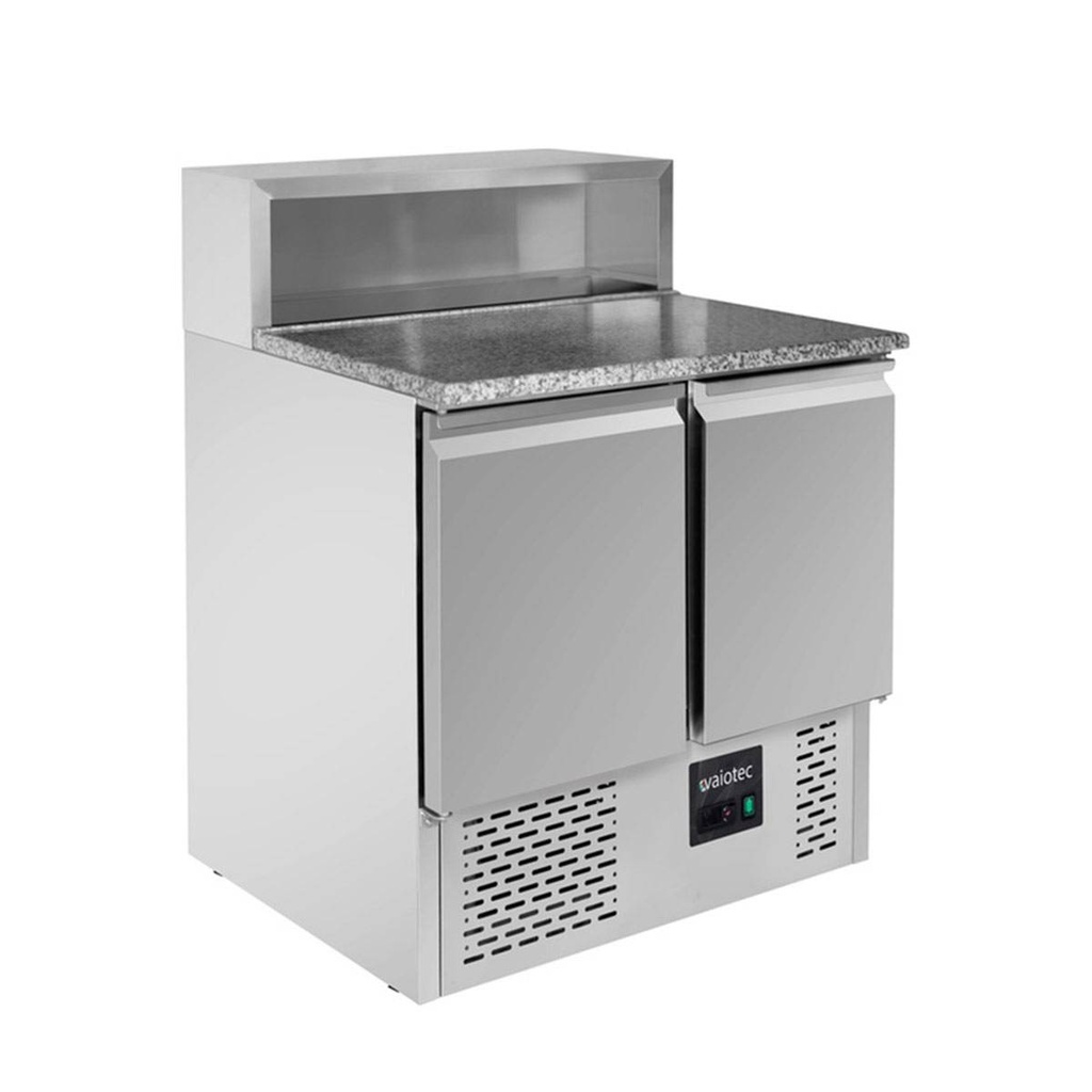 Pizza-Saladette / 2-fach - mit 2 Türen, 900 x 700 mm