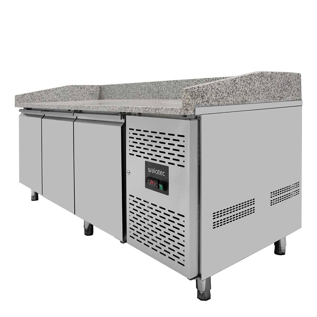 Pizzakühltisch / 3-türig "grau", 2020 x 800 mm