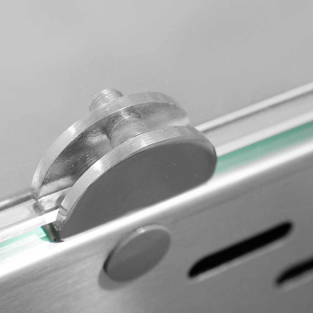 Kühlaufsatz mit Glasabdeckung 3xGN1/3 + 1xGN1/2, 1200 x 395 mm
