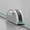 Kühlaufsatz mit Glasabdeckung 9xGN1/3, 2000 x 395 mm