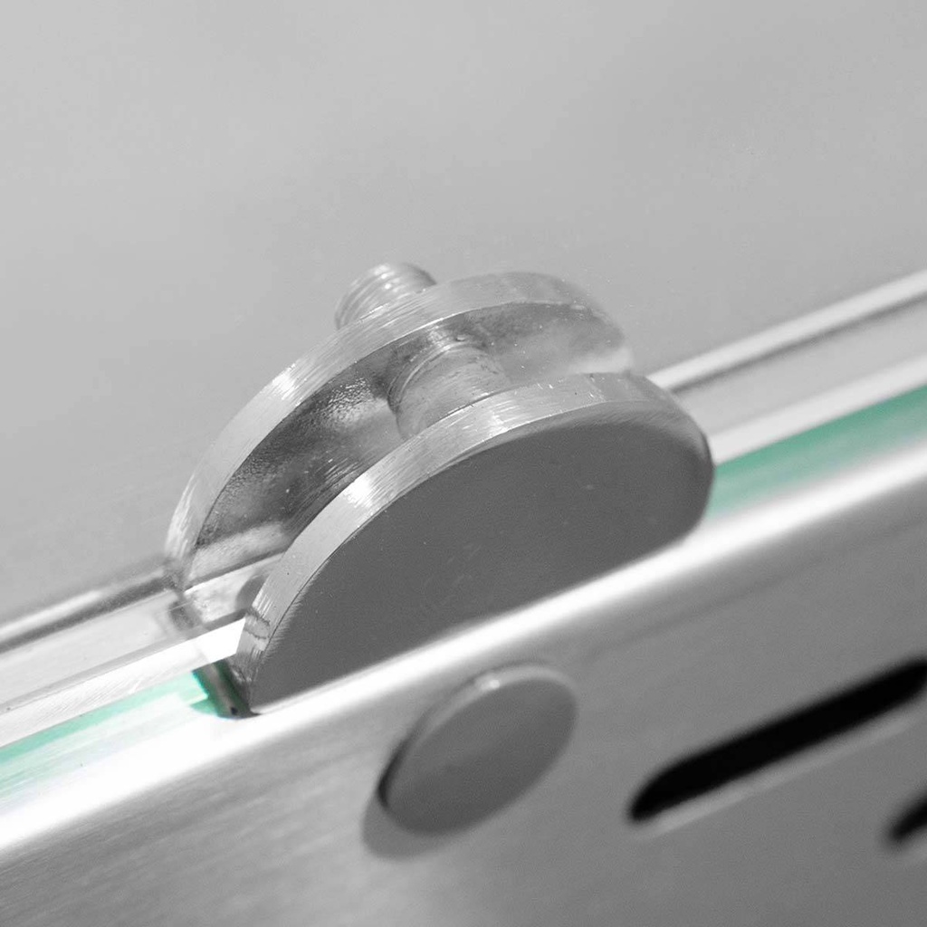 Kühlaufsatz mit Glasabdeckung 9xGN1/3, 2000 x 395 mm