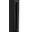 TOPLINE Getränkekühlschrank 1 Tür / 155 Liter mit Leuchtaufsatz "schwarz", 390 x 480 mm