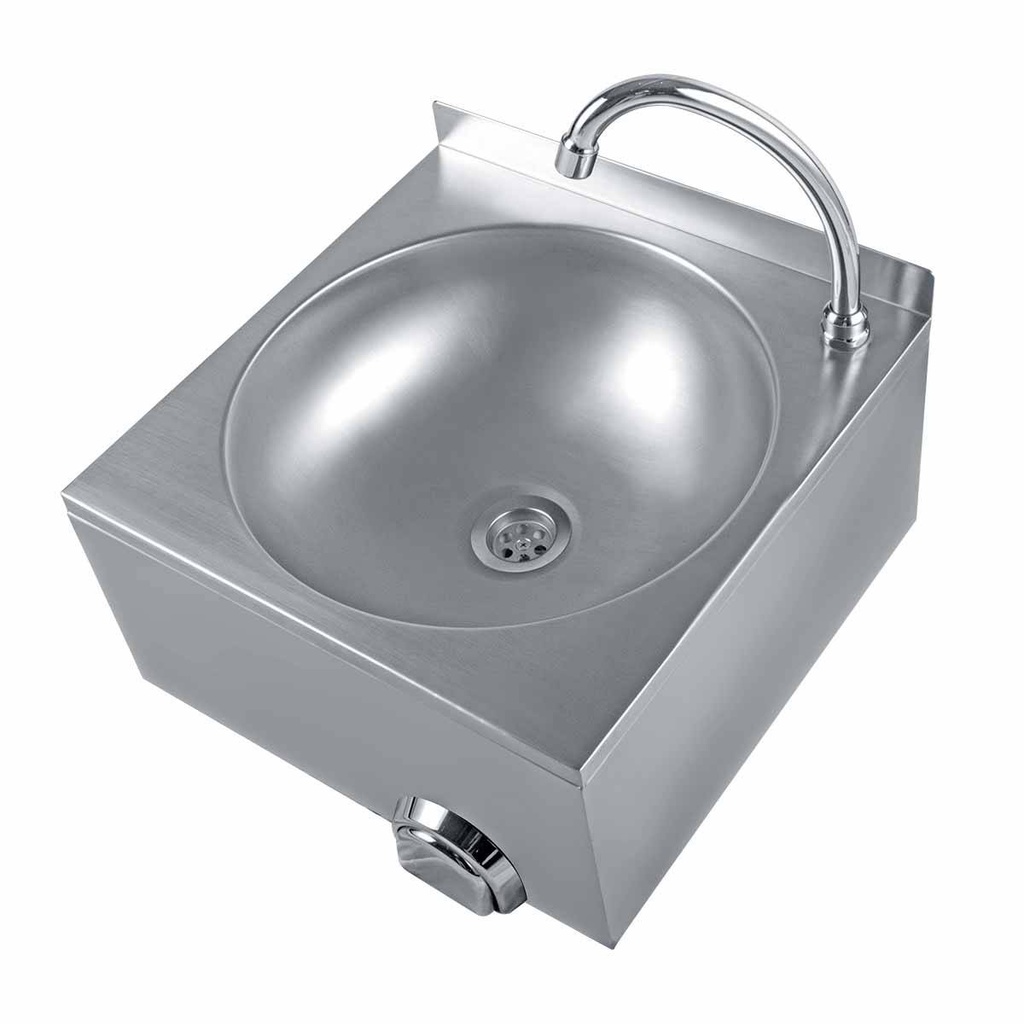 Handwaschbecken mit Kniebedienung, 400 x 400 mm