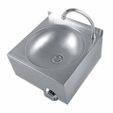 Handwaschbecken mit Kniebedienung, 400 x 400 mm
