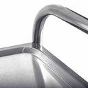 Servierwagen Edelstahl / 2 Böden, 860 x 540 mm