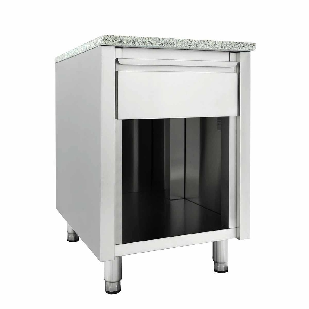 Kassentisch mit Schublade "grau", 600 x 820 mm
